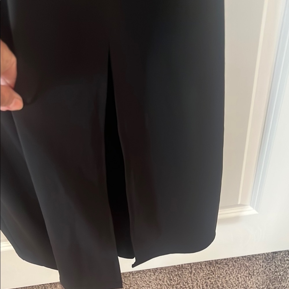 NWT- Boston Proper Black Halter Maxi Dress - Picture 6 of 7